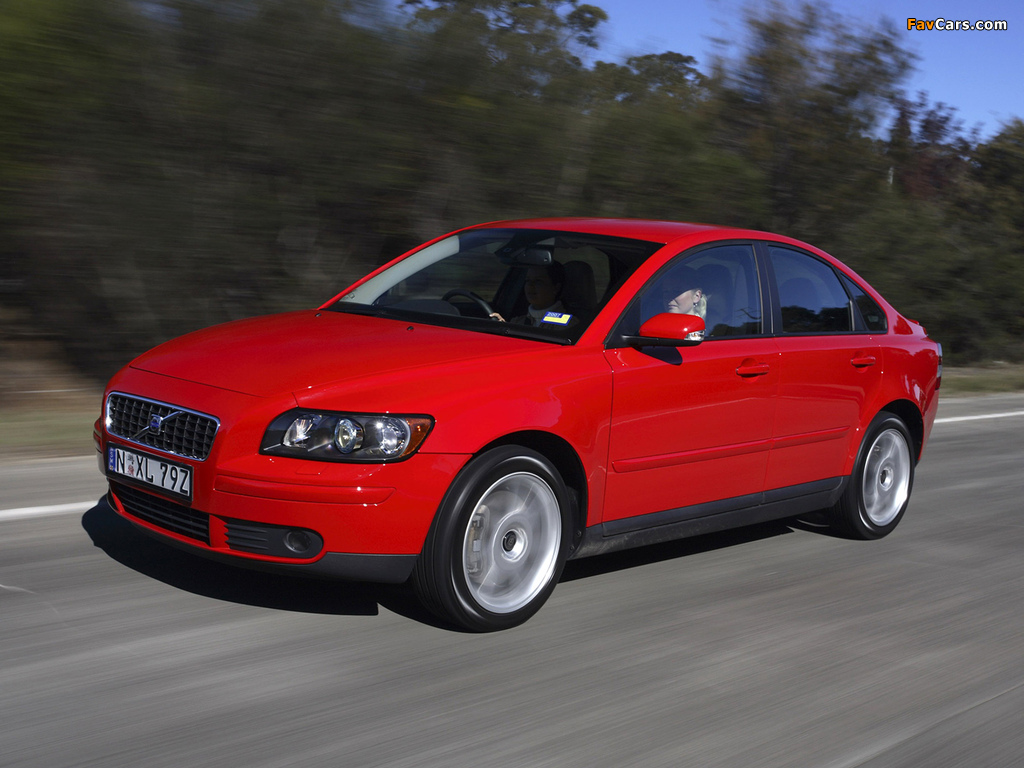 Volvo S40 T5 AWD AU-spec 2004–07 wallpapers (1024 x 768)