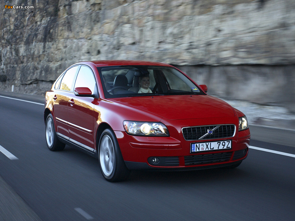 Volvo S40 T5 AWD AU-spec 2004–07 wallpapers (1024 x 768)