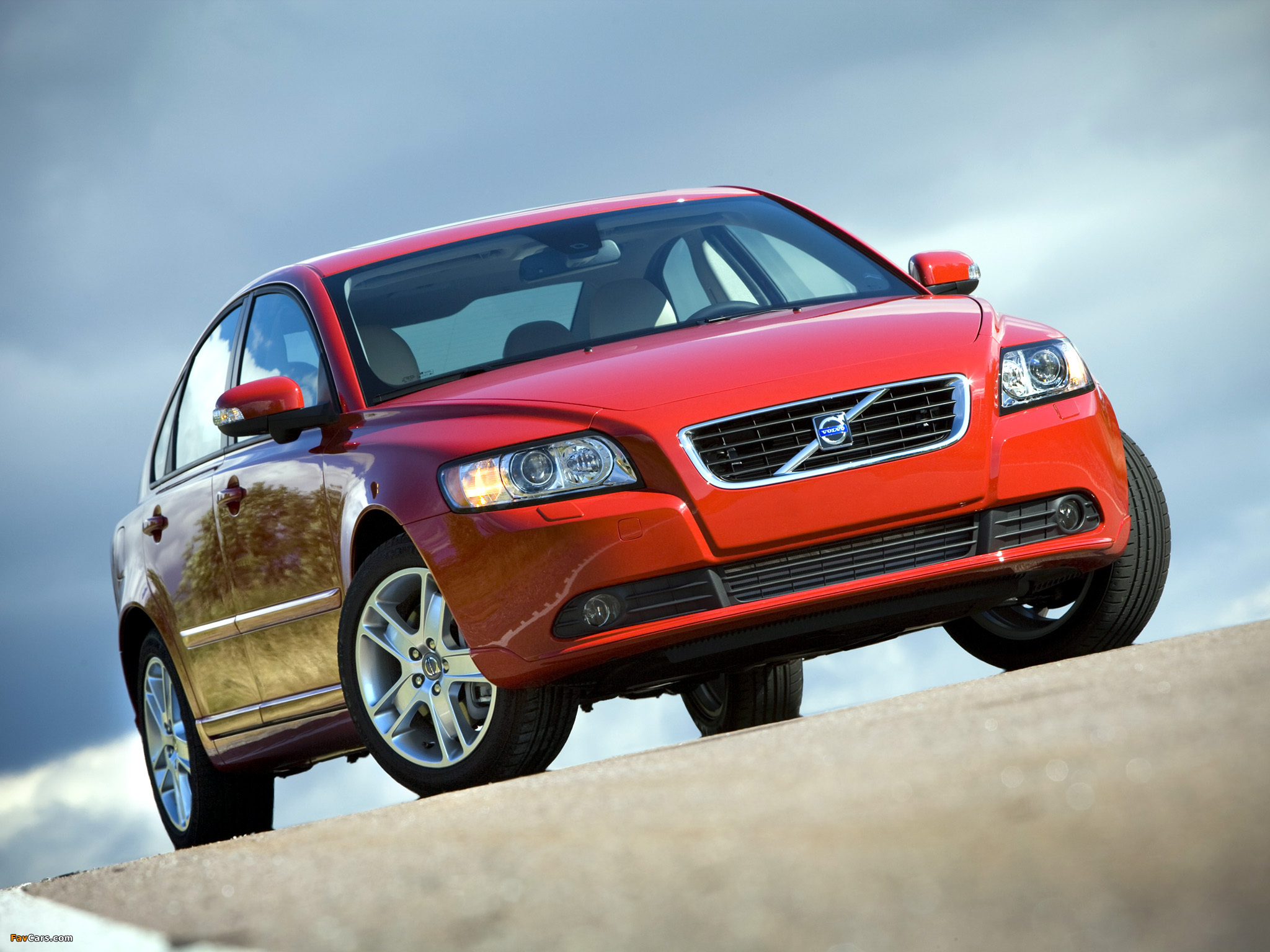 Volvo S40 T5 2007–09 wallpapers (2048 x 1536)