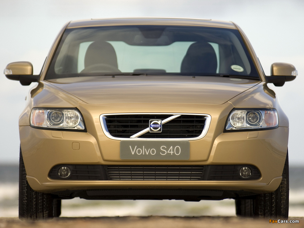 Volvo S40 T5 ZA-spec 2007–09 wallpapers (1024 x 768)