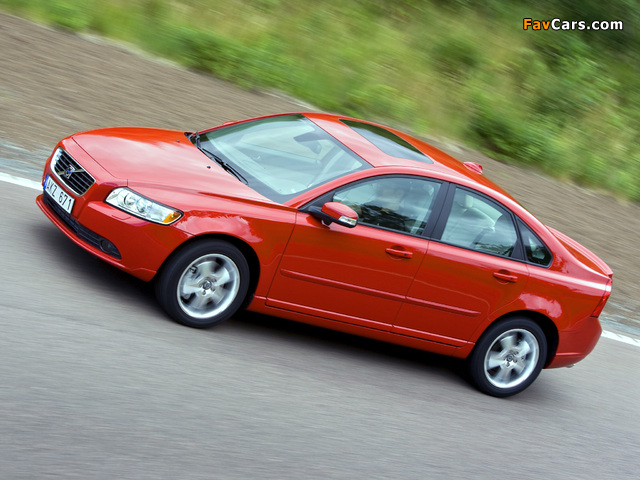 Volvo S40 T5 2007–09 wallpapers (640 x 480)