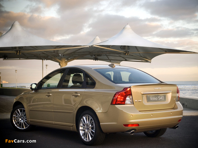 Volvo S40 T5 ZA-spec 2007–09 wallpapers (640 x 480)