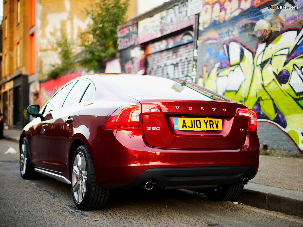 Photos of Volvo S60 D5 UK-spec 2010 (1024 x 768)