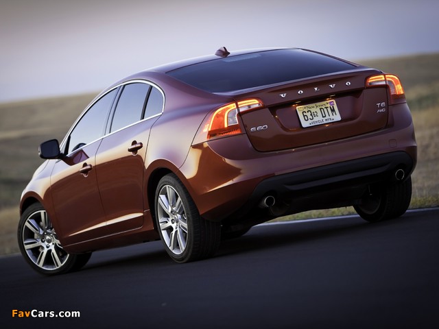 Volvo S60 T6 US-spec 2010–13 wallpapers (640 x 480)