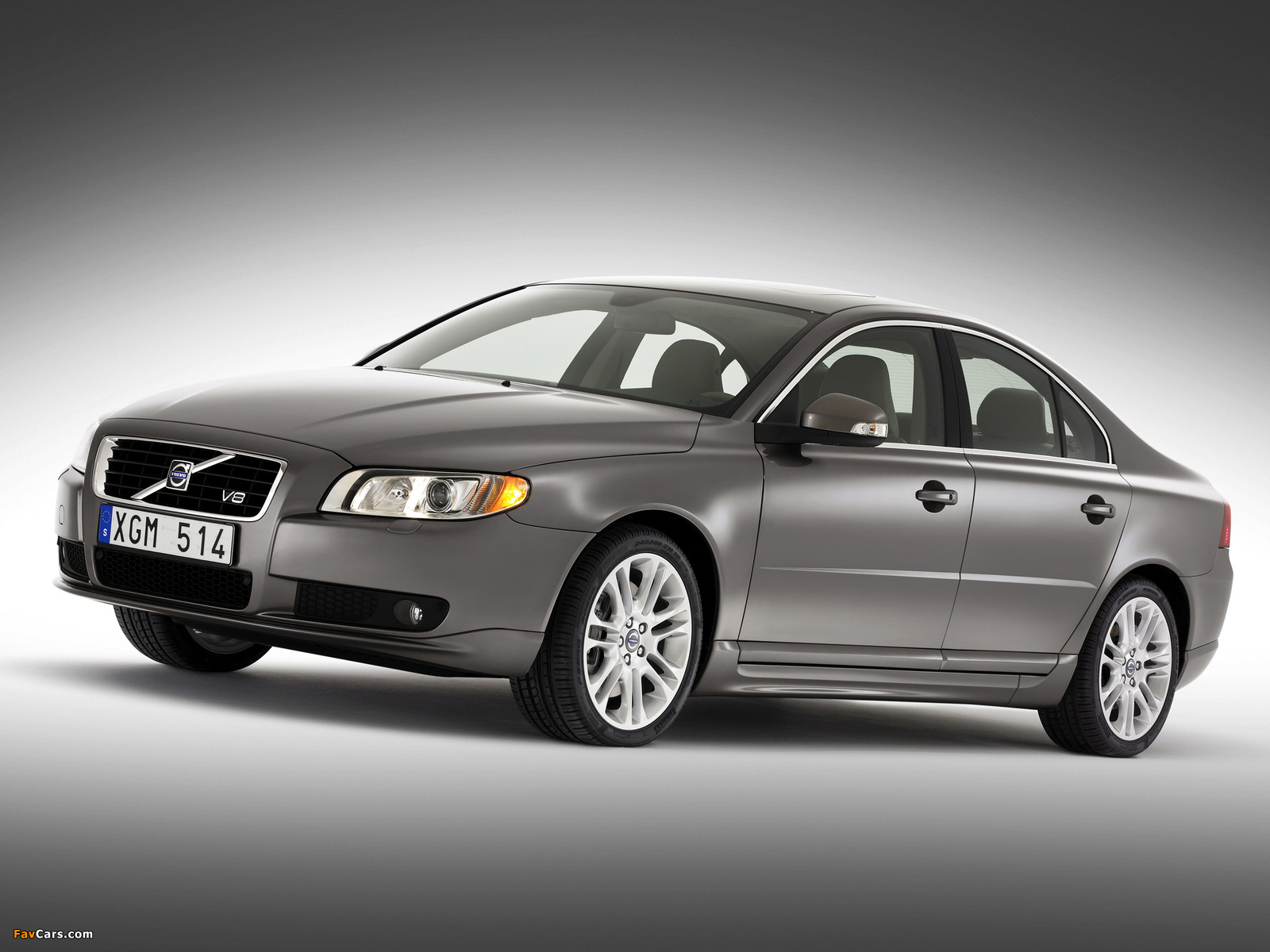 Volvo S80 V8 2007–09 wallpapers (1600 x 1200)