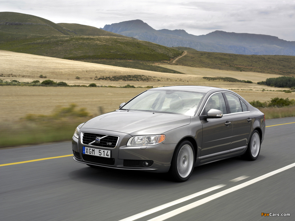 Volvo S80 V8 2007–09 wallpapers (1024 x 768)