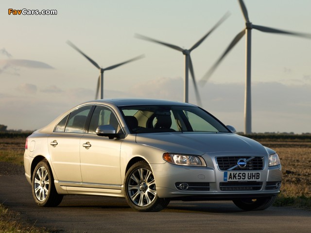 Volvo S80 DRIVe Efficiency UK-spec 2009–11 pictures (640 x 480)