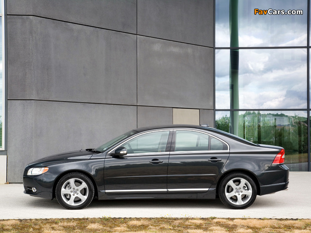 Volvo S80 D5 UK-spec 2009–11 wallpapers (640 x 480)