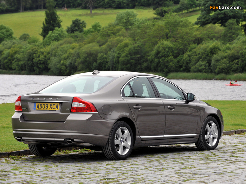 Volvo S80 D5 UK-spec 2009–11 wallpapers (800 x 600)