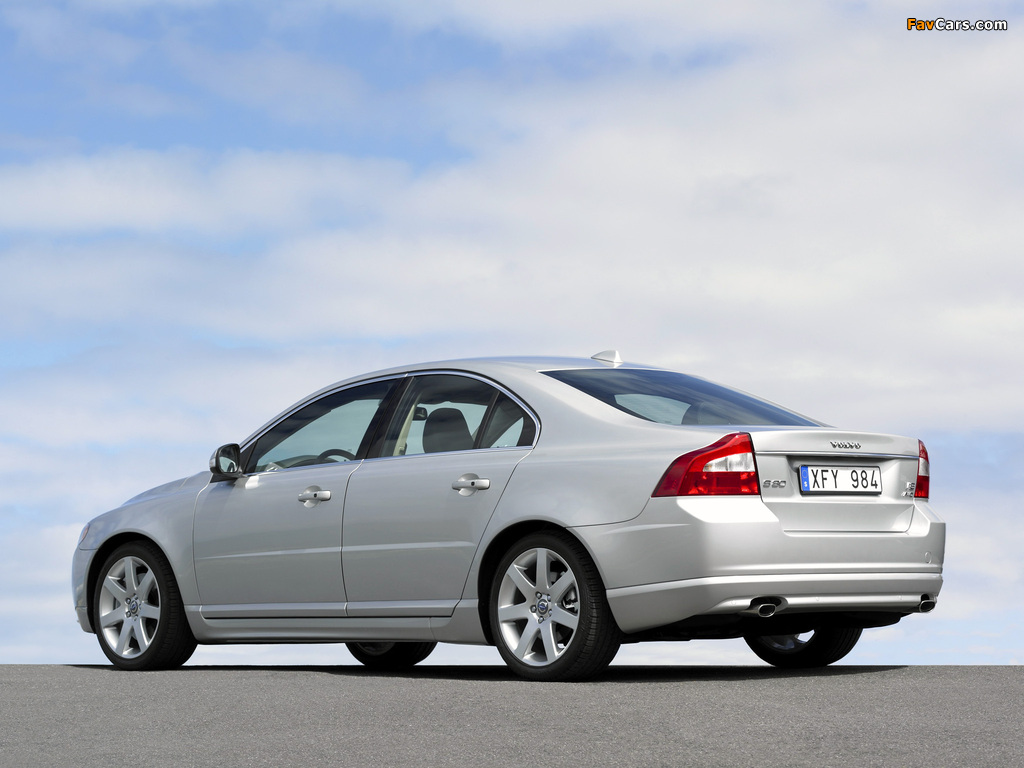Volvo S80 V8 2007–09 wallpapers (1024 x 768)