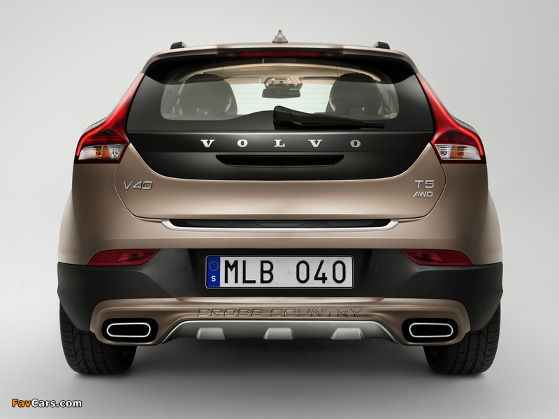 Photos of Volvo V40 Cross Country T5 2012 (800 x 600)