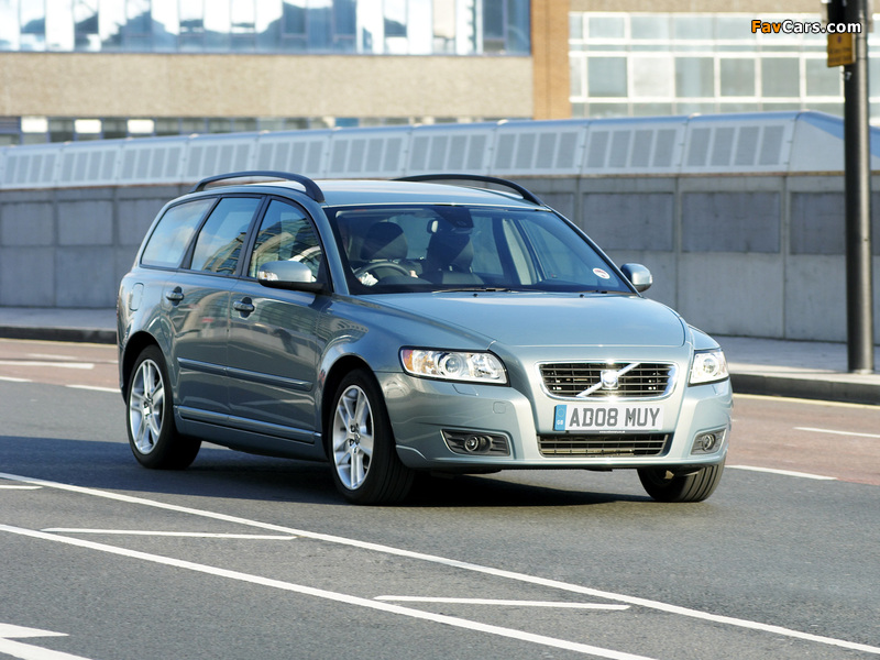 Photos of Volvo V50 UK-spec 2007–09 (800 x 600)