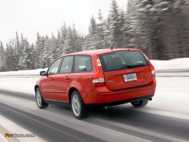 Pictures of Volvo V50 T5 US-spec 2005–07 (640 x 480)