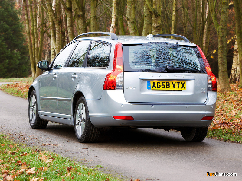 Pictures of Volvo V50 DRIVe UK-spec 2009 (800 x 600)