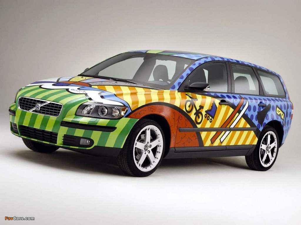 Volvo V50 Special Edition Romero Britto 2004 photos (1024 x 768)