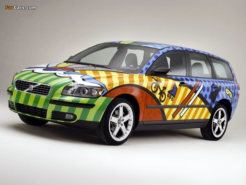 Volvo V50 Special Edition Romero Britto 2004 photos (800 x 600)