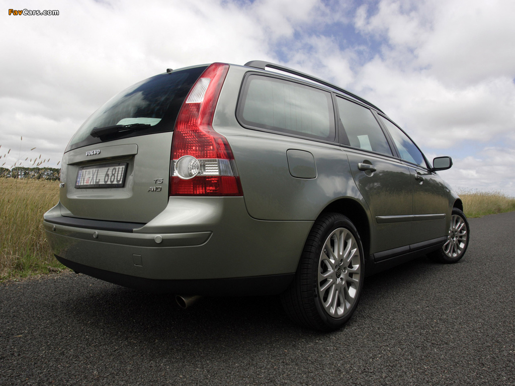 Volvo V50 T5 AU-spec 2005–07 photos (1024 x 768)