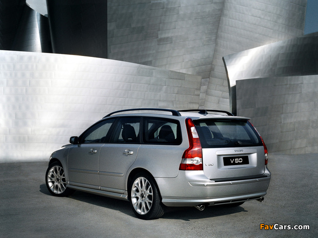 Volvo V50 T5 2005–07 wallpapers (640 x 480)