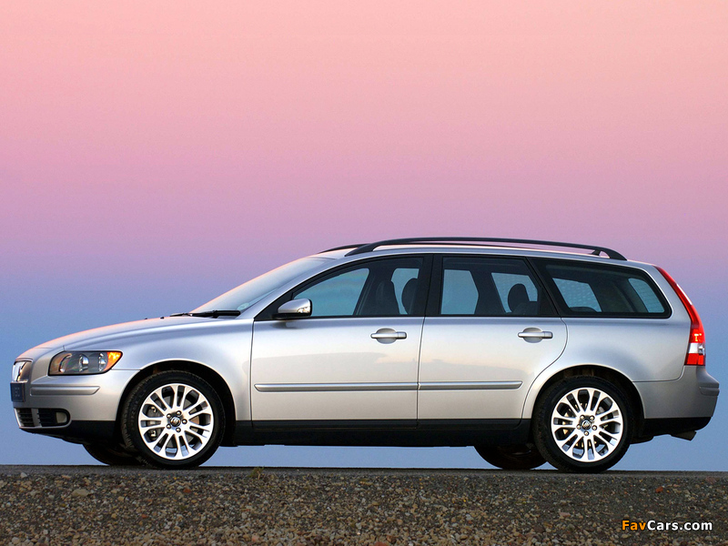 Volvo V50 T5 ZA-spec 2005–07 wallpapers (800 x 600)