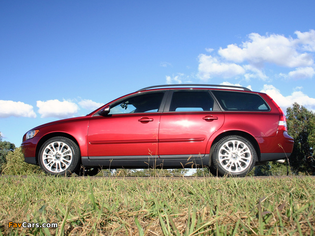 Volvo V50 T5 AU-spec 2005–07 wallpapers (640 x 480)