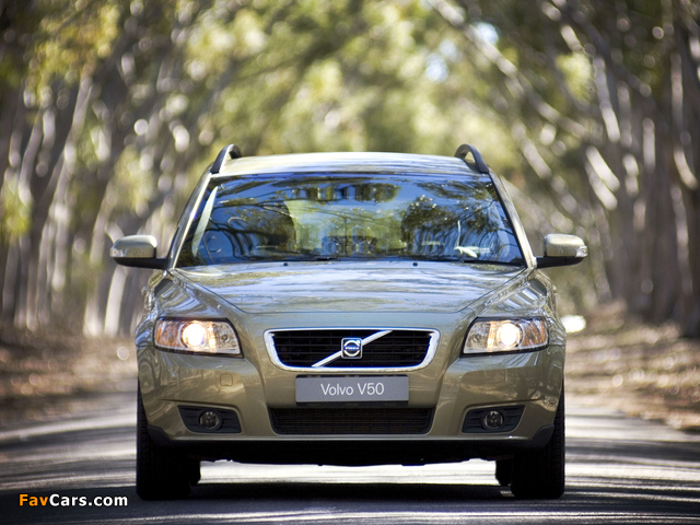 Volvo V50 ZA-spec 2007–09 images (640 x 480)