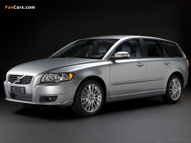 Volvo V50 2.0D 2007–09 pictures (640 x 480)