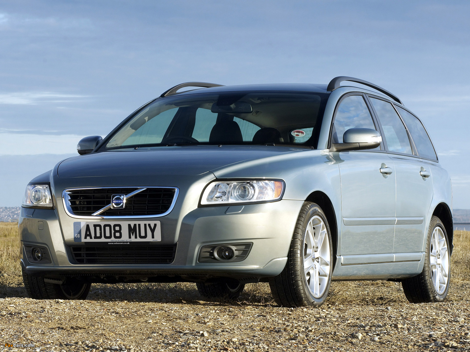 Volvo V50 UK-spec 2007–09 wallpapers (1600 x 1200)