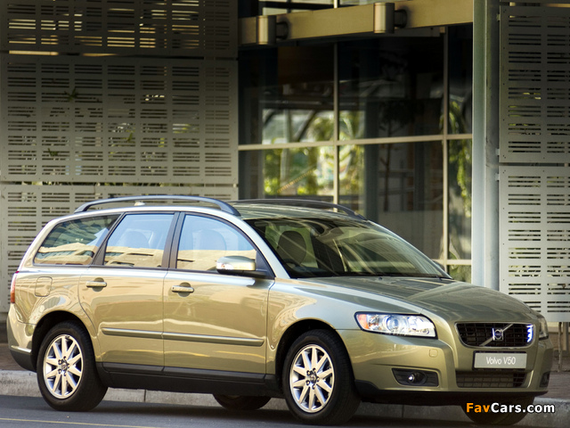 Volvo V50 ZA-spec 2007–09 wallpapers (640 x 480)