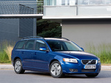 Volvo V50 DRIVe UK-spec 2009 photos