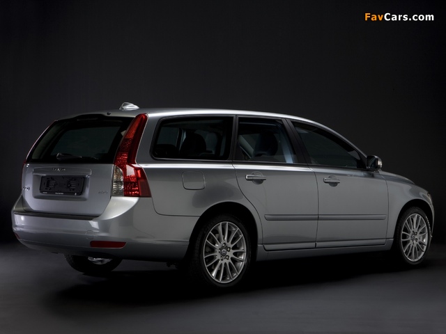 Volvo V50 2.0D 2007–09 wallpapers (640 x 480)