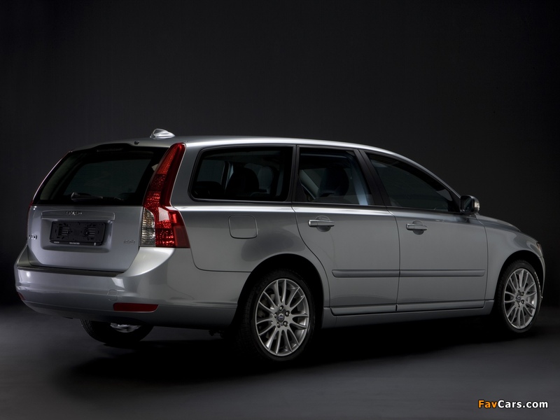 Volvo V50 2.0D 2007–09 wallpapers (800 x 600)
