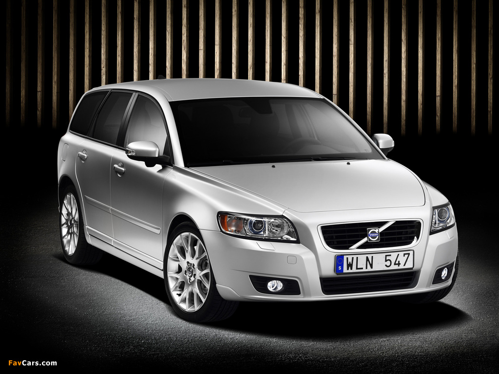 Volvo V50 T5 2007–09 wallpapers (1024 x 768)