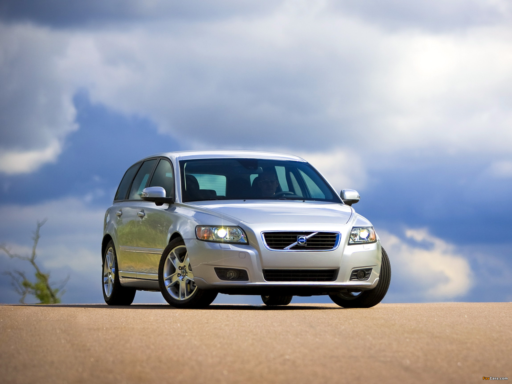 Volvo V50 T5 2007–09 wallpapers (2048 x 1536)