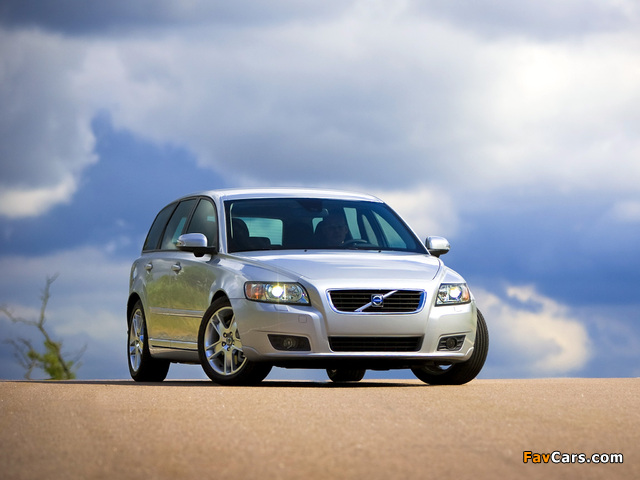 Volvo V50 T5 2007–09 wallpapers (640 x 480)