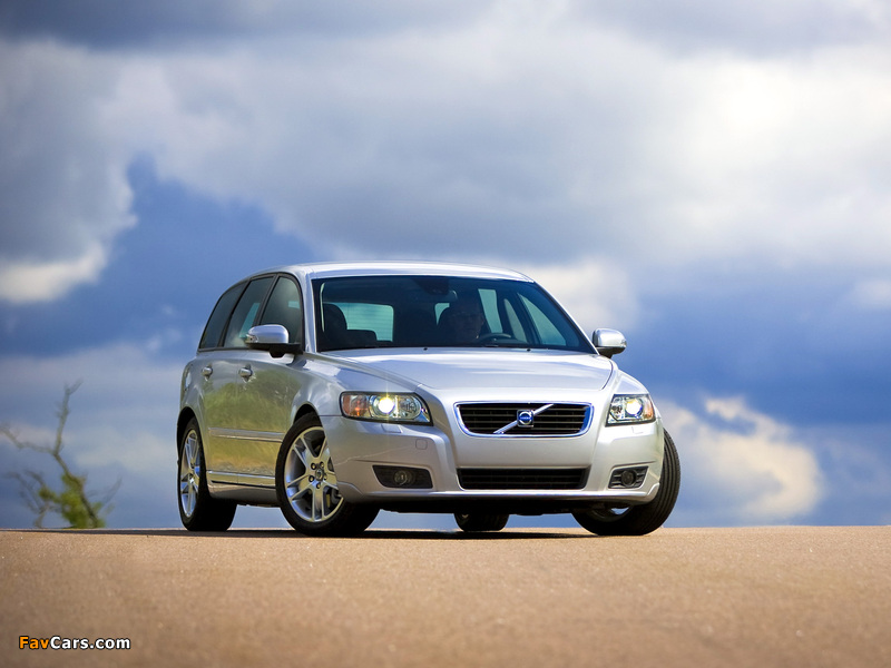 Volvo V50 T5 2007–09 wallpapers (800 x 600)