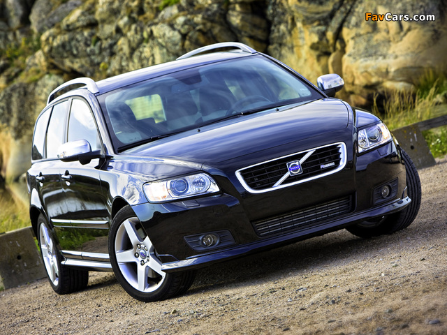 Volvo V50 R-Design 2008–09 wallpapers (640 x 480)