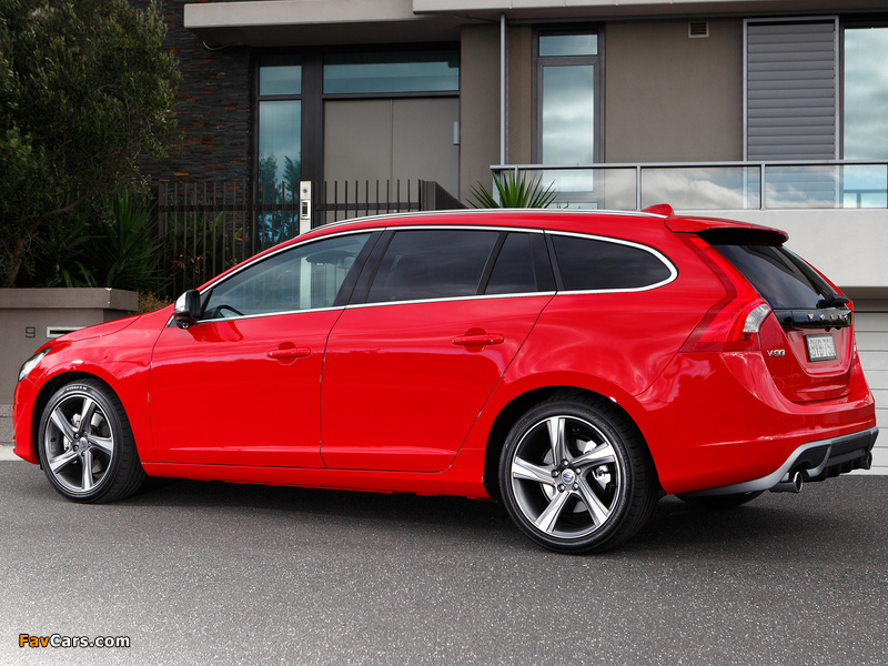 Images of Volvo V60 R-Design AU-spec 2011–13 (800 x 600)