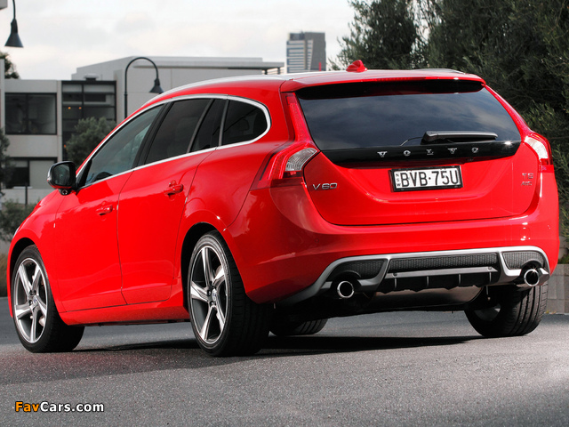 Photos of Volvo V60 R-Design AU-spec 2011–13 (640 x 480)