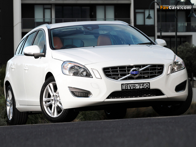 Pictures of Volvo V60 T5 AU-spec 2011–13 (640 x 480)