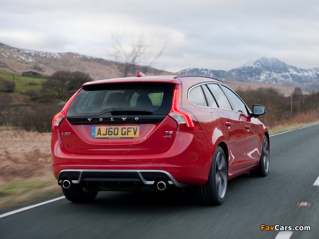 Volvo V60 R-Design UK-spec 2010–13 photos (640 x 480)