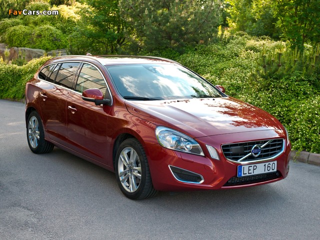 Volvo V60 T3 2010–13 wallpapers (640 x 480)
