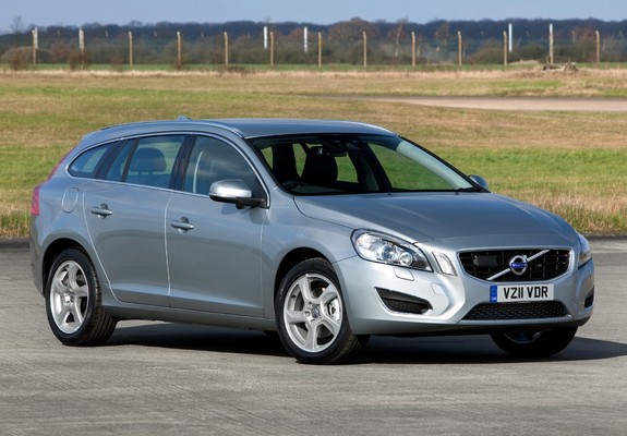 Volvo V60 DRIVe UK-spec 2011–13 wallpapers