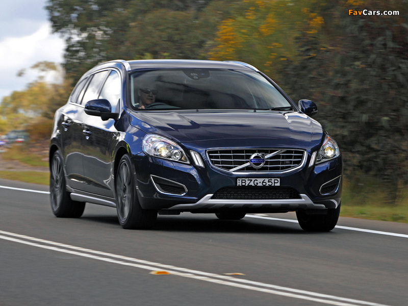 Volvo V60 D3 AU-spec 2011–13 wallpapers (800 x 600)