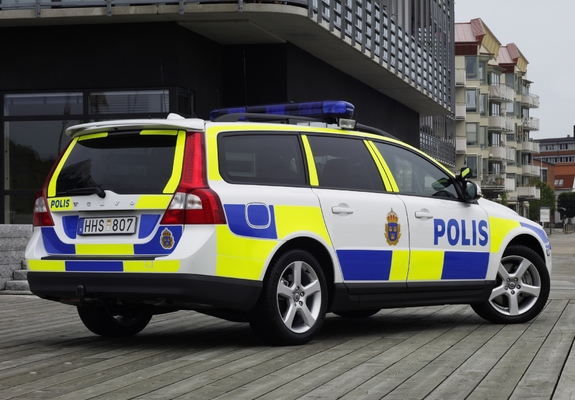 Pictures of Volvo V70 Police Car 2007–09