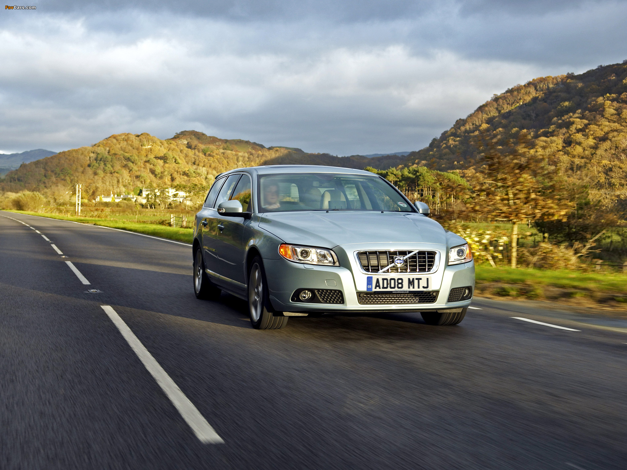 Volvo V70 UK-spec 2007–09 photos (2048 x 1536)