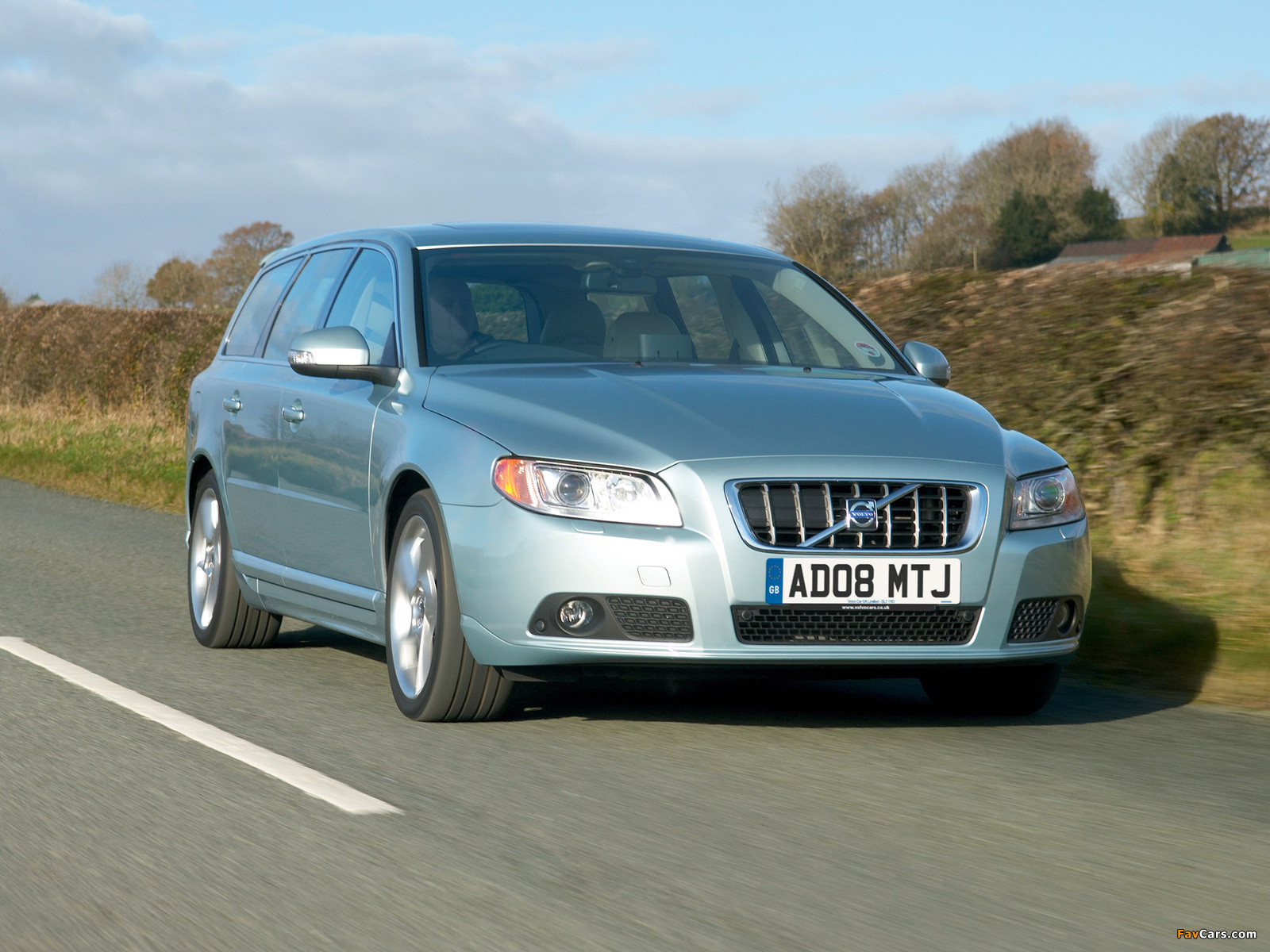 Volvo V70 UK-spec 2007–09 pictures (1600 x 1200)