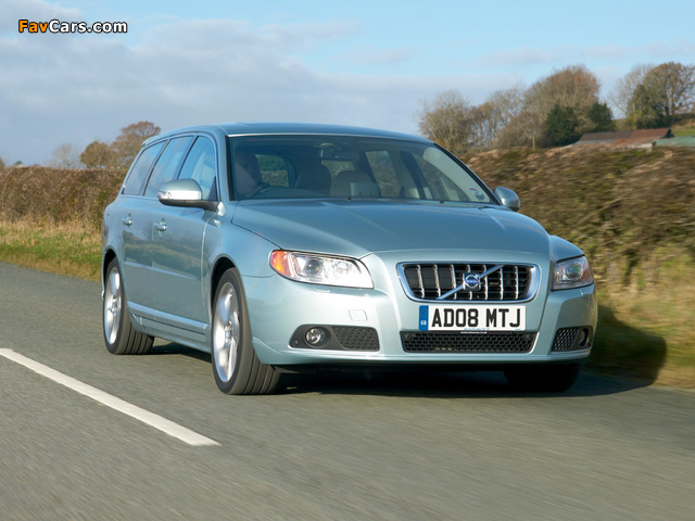 Volvo V70 UK-spec 2007–09 pictures (640 x 480)