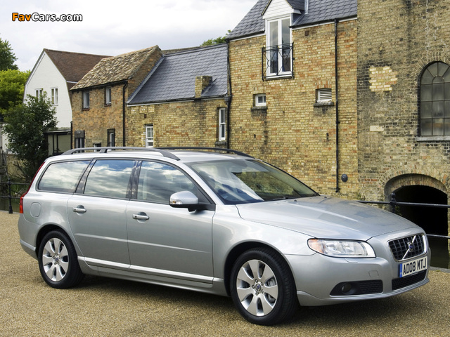 Volvo V70 UK-spec 2007–09 pictures (640 x 480)