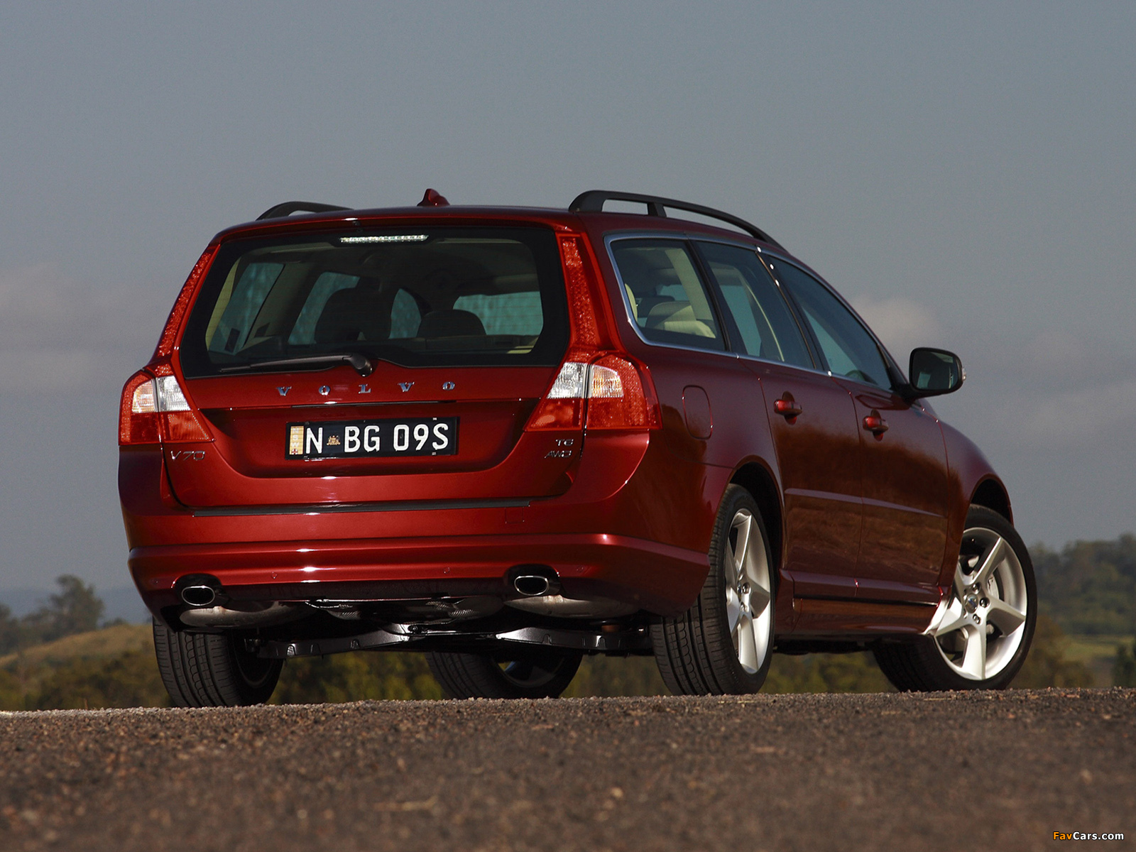 Volvo V70 T6 AU-spec 2008–13 wallpapers (1600 x 1200)