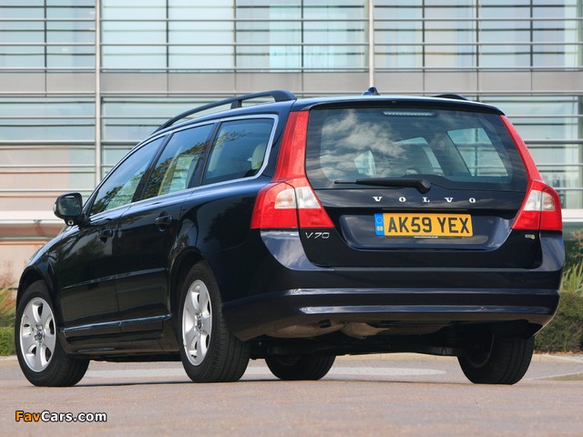 Volvo V70 DRIVe Efficiency UK-spec 2009–13 images (640 x 480)